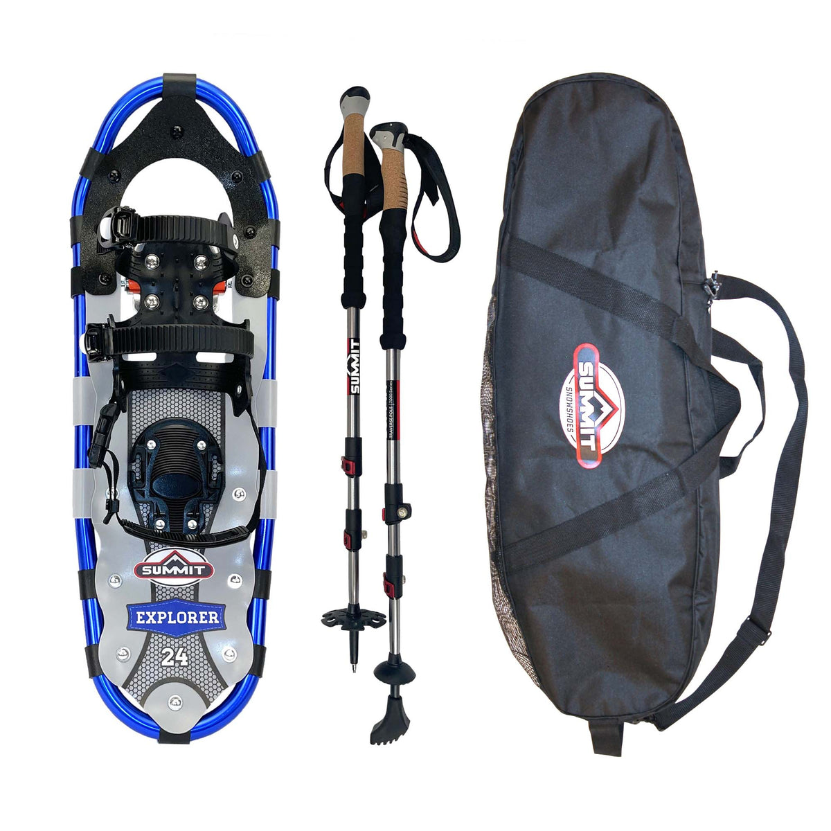 Explorer 24 Snowshoe Bundle | Summit Snowshoes