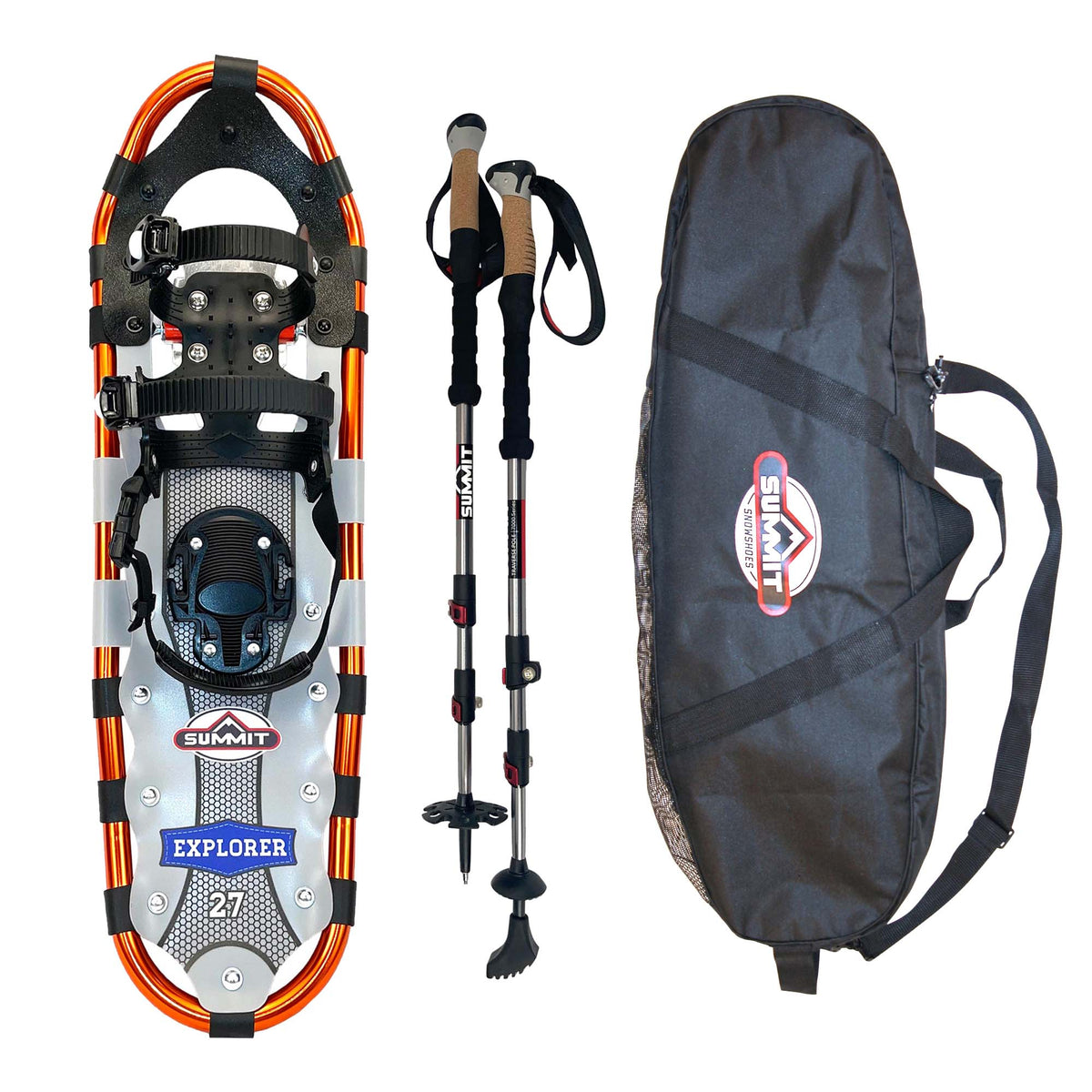Explorer 27 Snowshoe Bundle | Summit Snowshoes