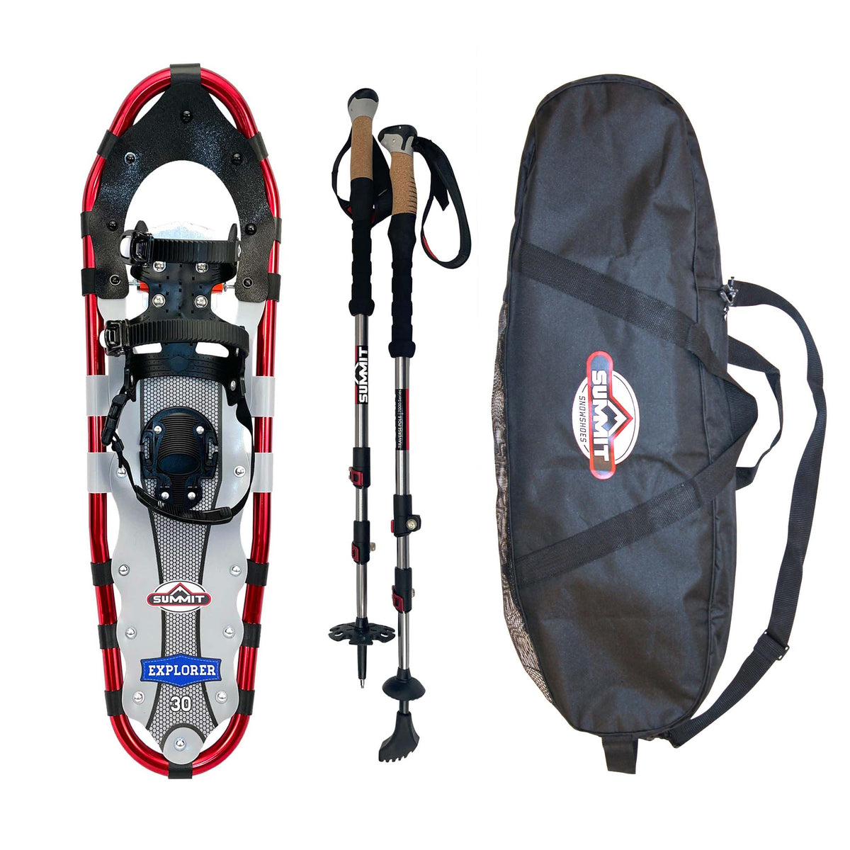 Explorer 30 Snowshoe Bundle | Summit Snowshoes