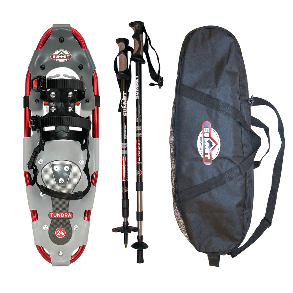 Tundra 24 Snowshoe Bundle | Summit Snowshoes